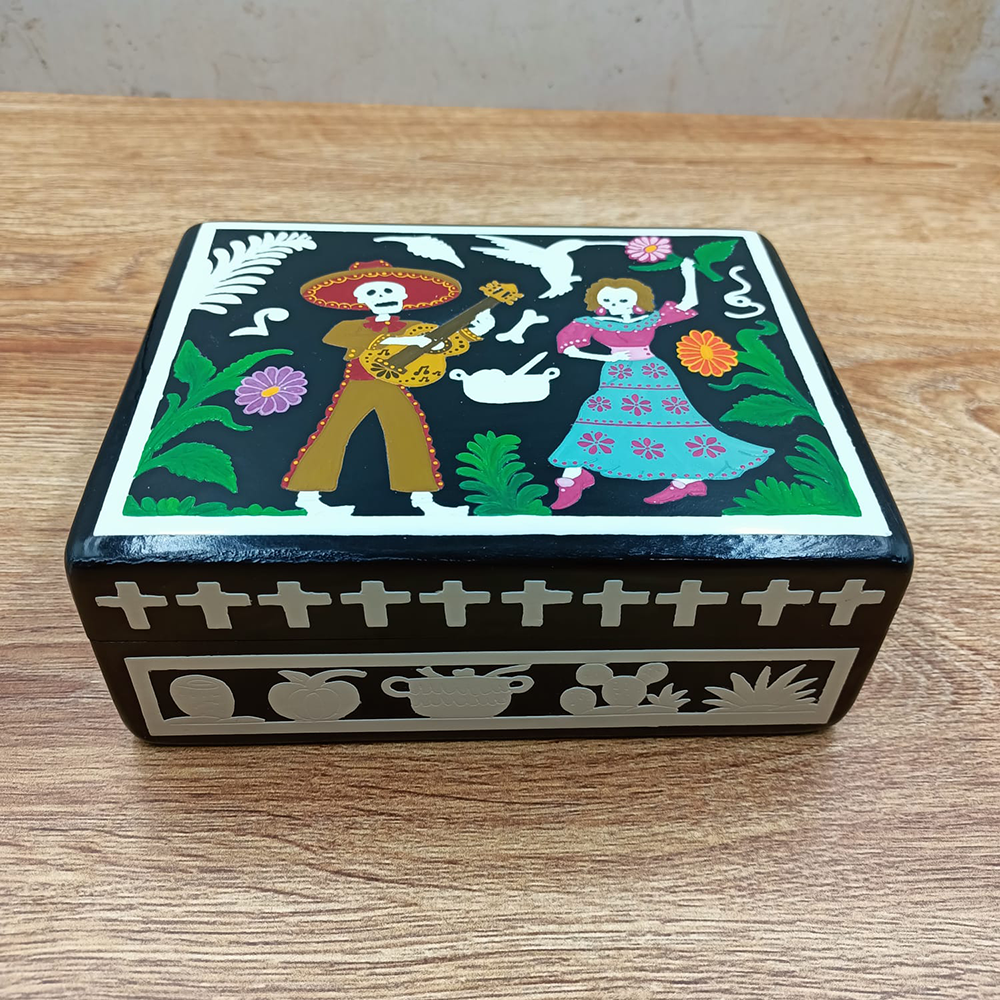 Dancing skulls box