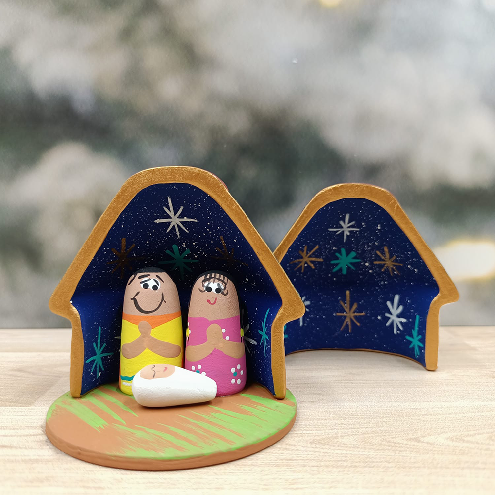 Nativity hut