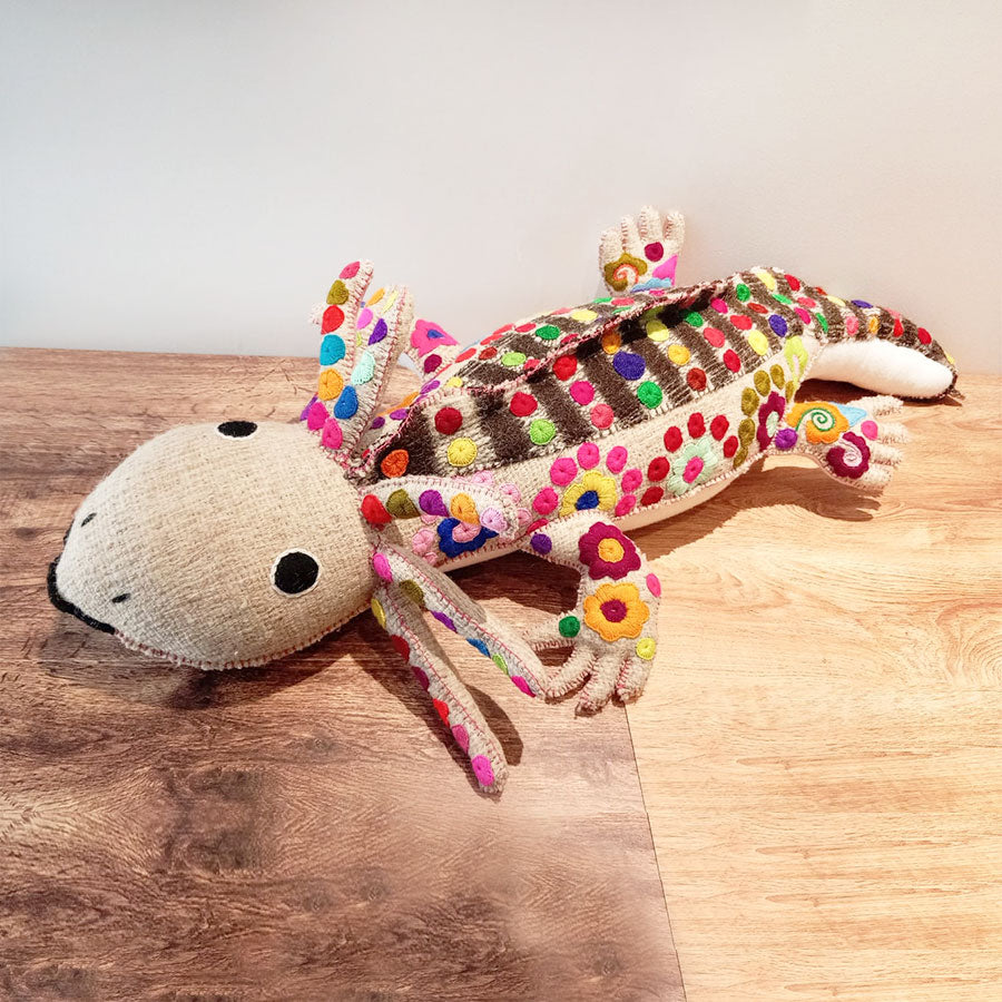 Stuffed animal axolotl 