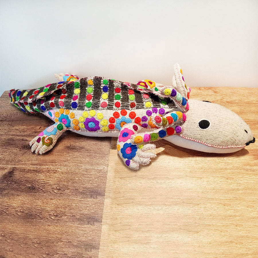 Stuffed animal axolotl 
