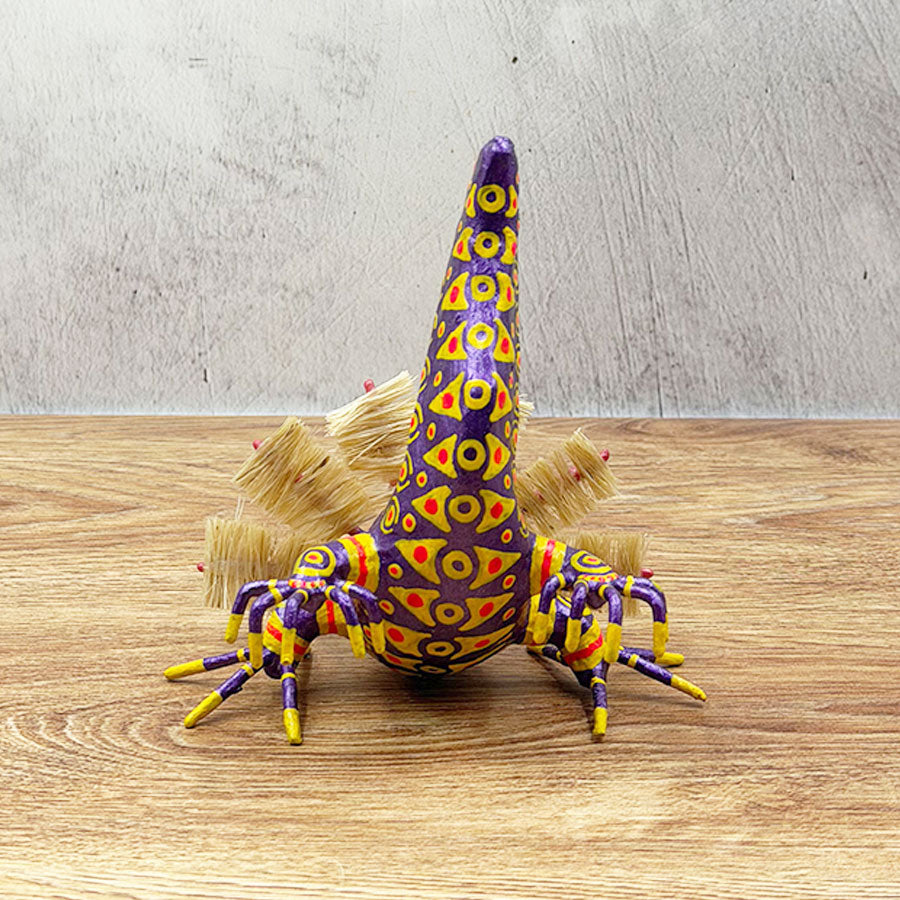 Axolotl decorated with geometric motifs