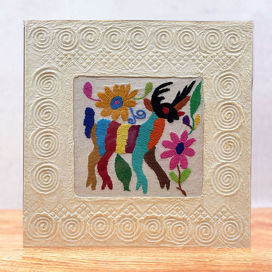 Small amate paper with Otomi art