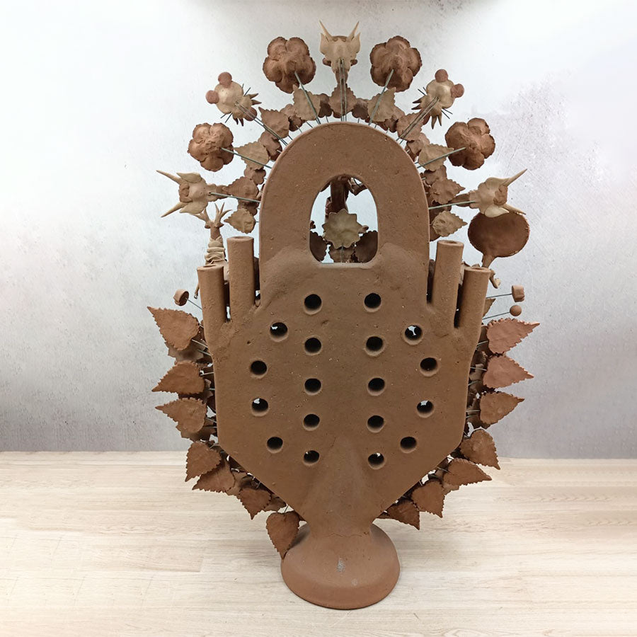 Tree of Life with Mexican dances and skulls