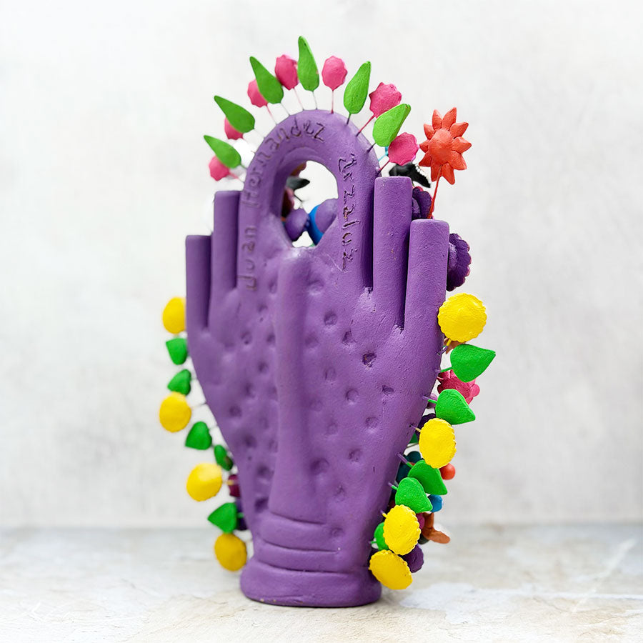 Árbol de la vida morado con animalitos