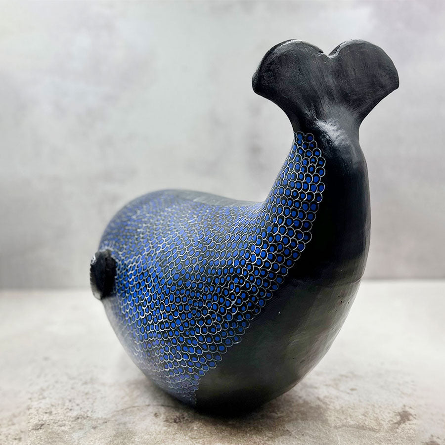 Decorated blue whale