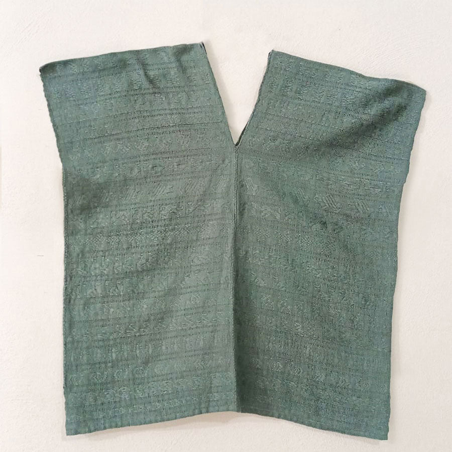 Monochromatic gray blouse