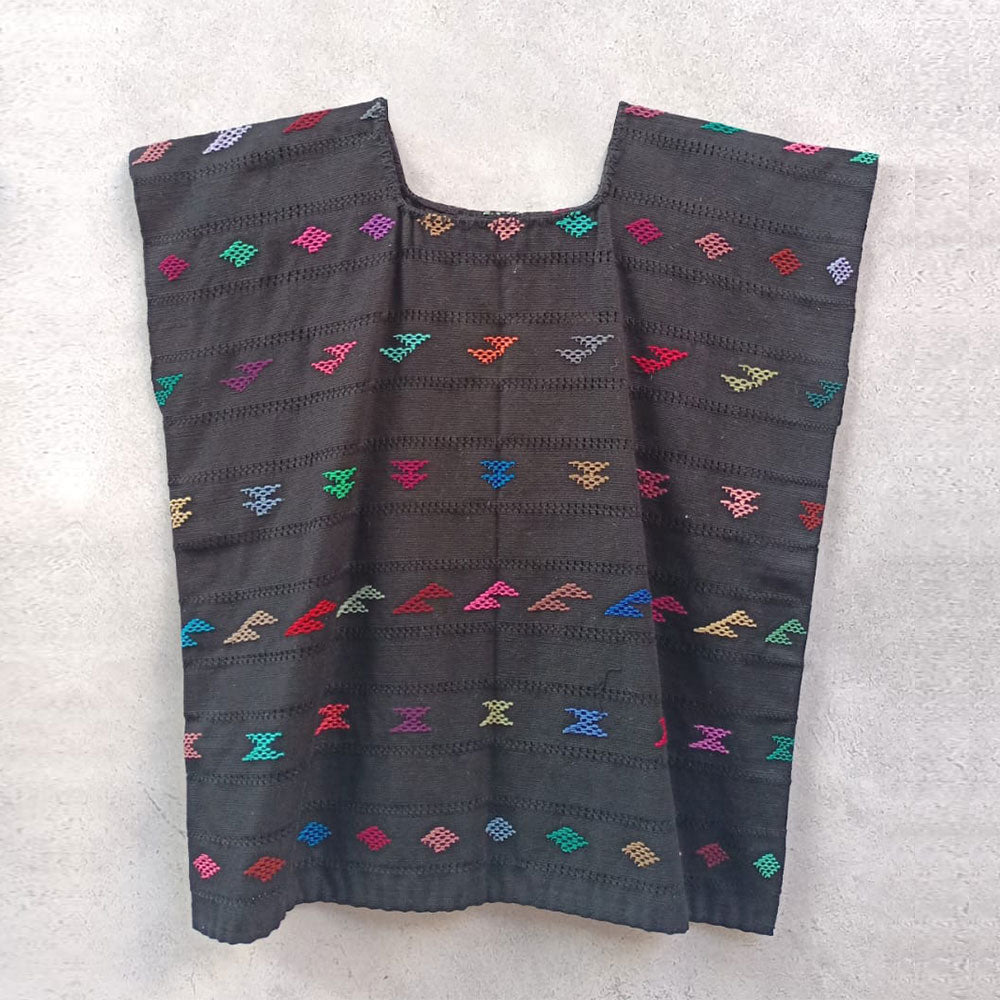 Black blouse "nacar" design