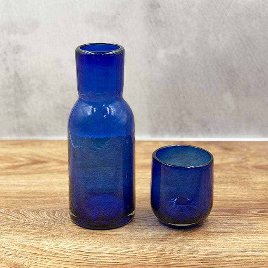 Straight water bottle for nightstand