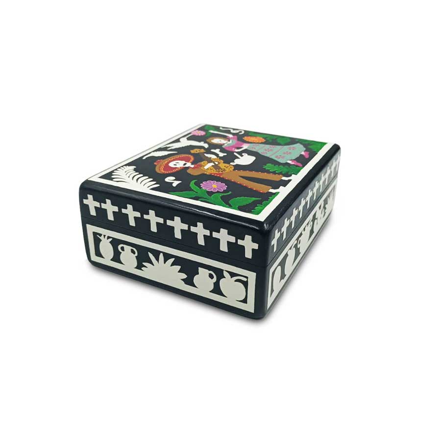 Caja catrina verde