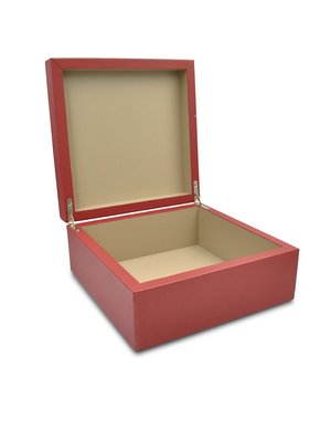 Caja para té roja amate