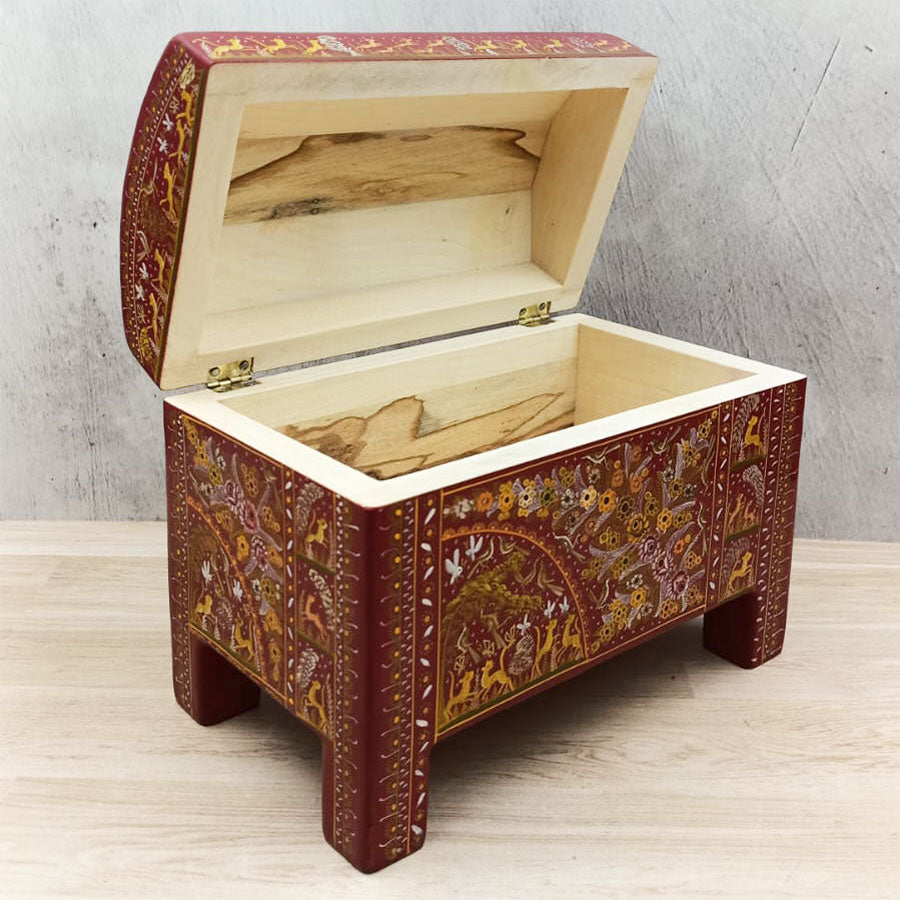 Caja tostón fina roja