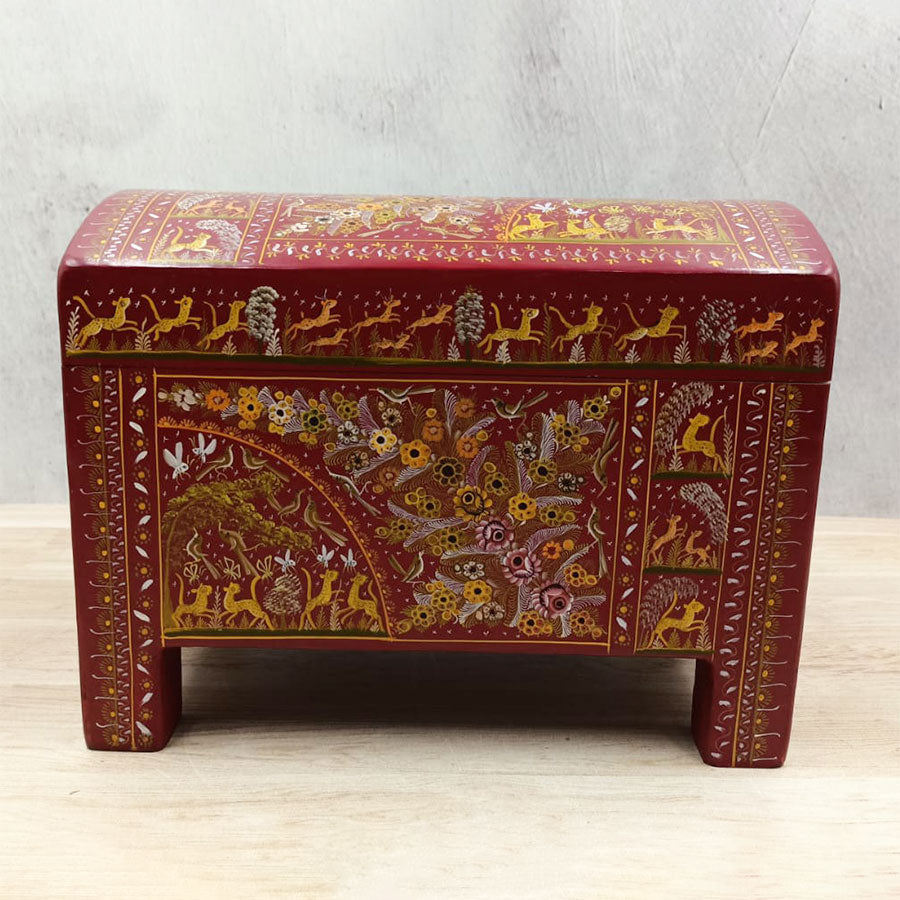 Caja tostón fina roja