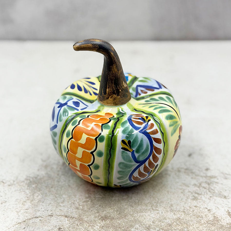 Calabaza decorada mini