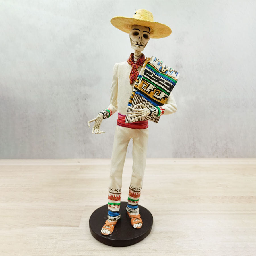 Peasant Catrín with sarape