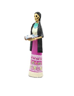 Catrina campesina con pescados