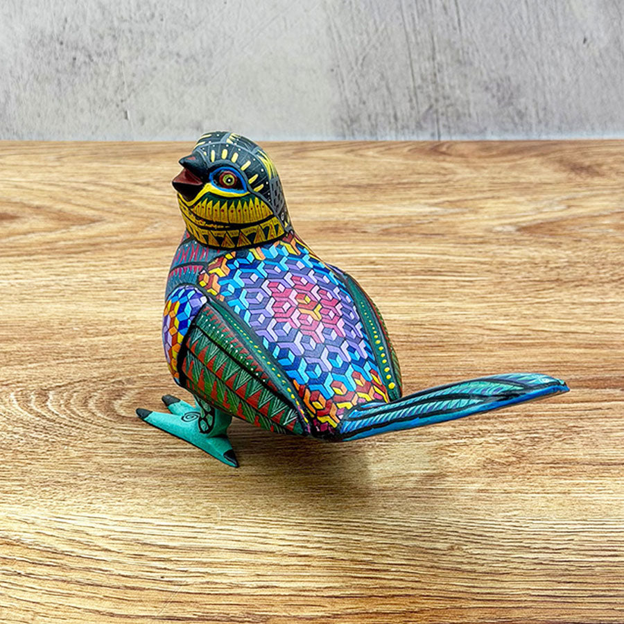 Mockingbird blue alebrije