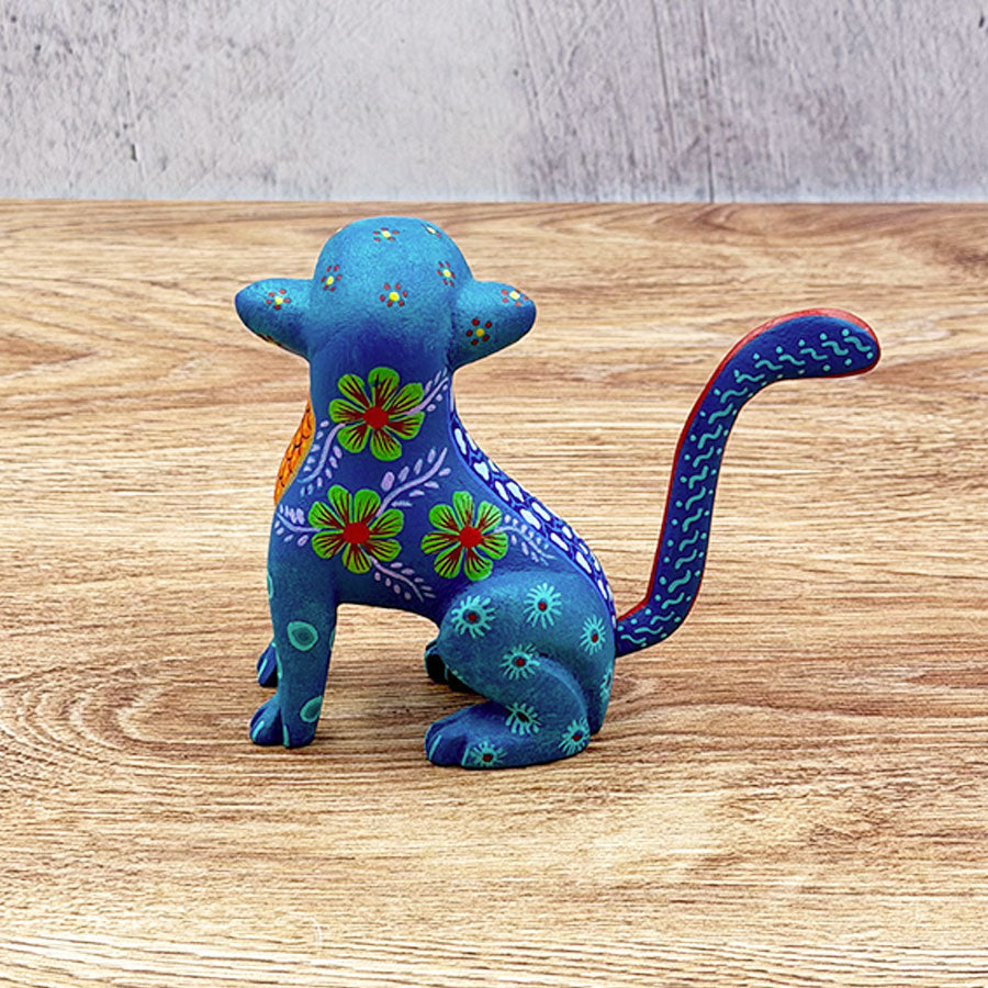 Blue alebrije monkey