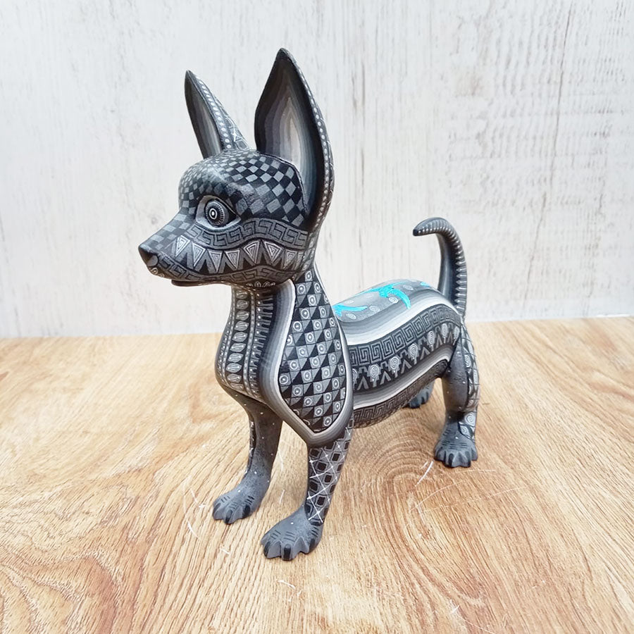 Gray Chihuahua alebrije dog