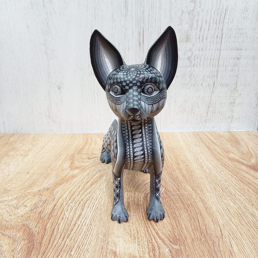 Gray Chihuahua alebrije dog