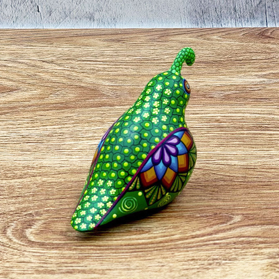 Green alebrije quail
