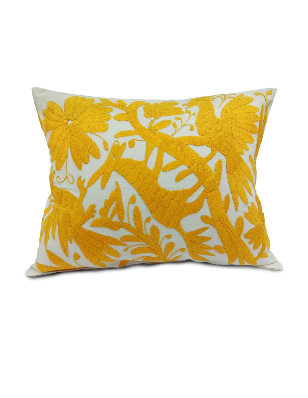 cojin otomi amarillo