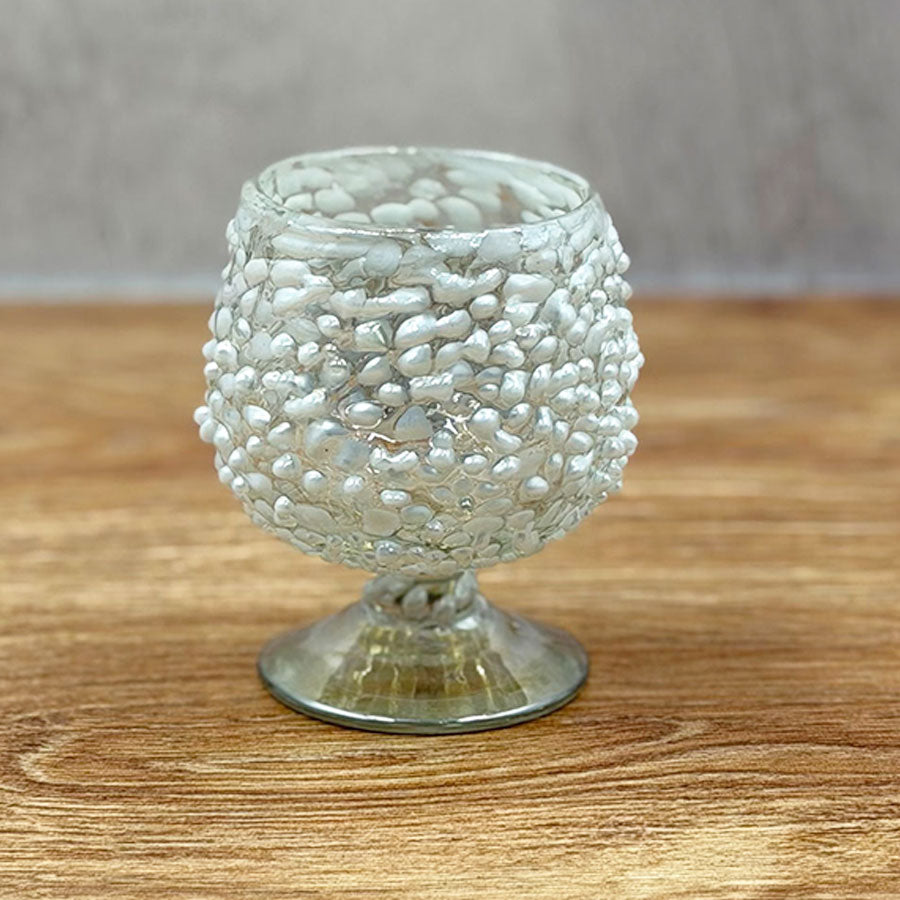 Mini cognac glass with hail pint design