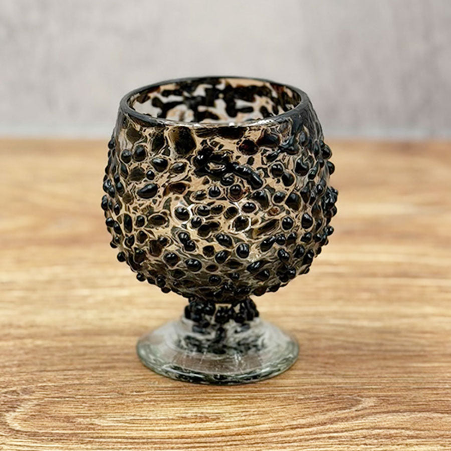 Mini cognac glass with hail pint design