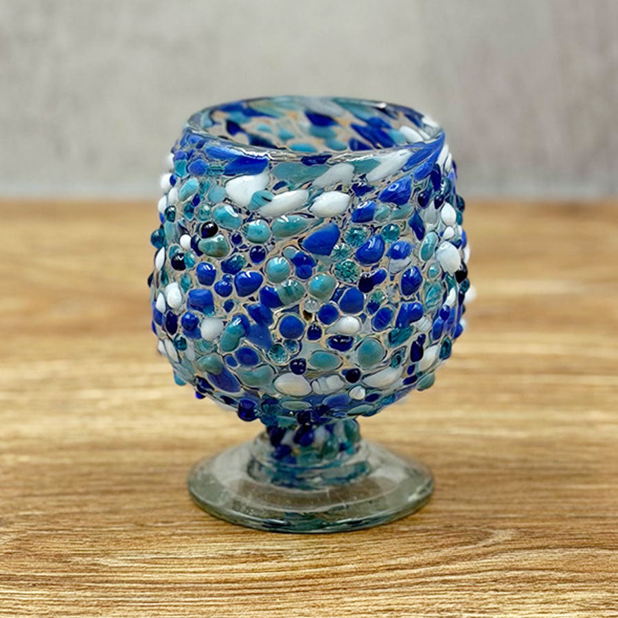 Mini cognac glass with hail pint design