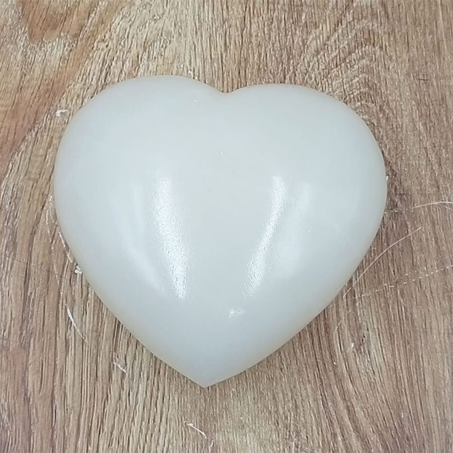 White onyx heart