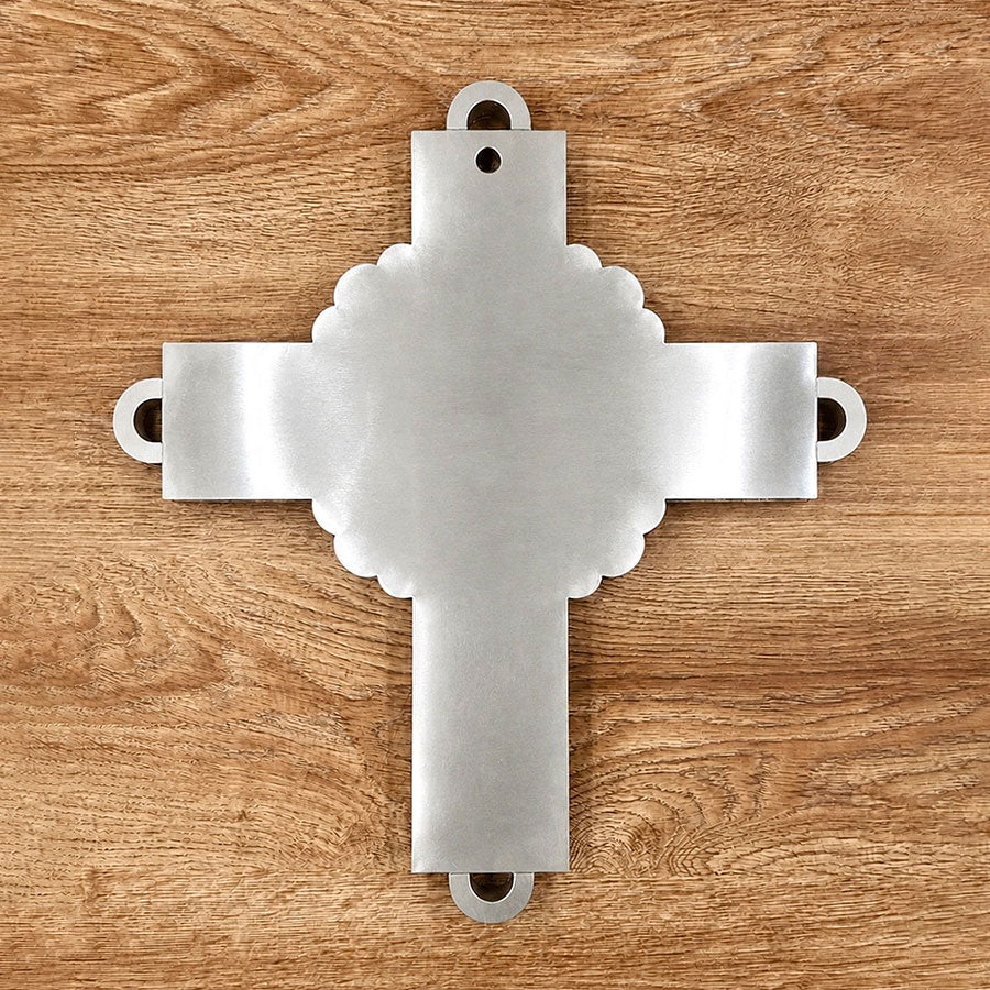 Brown cross with angels