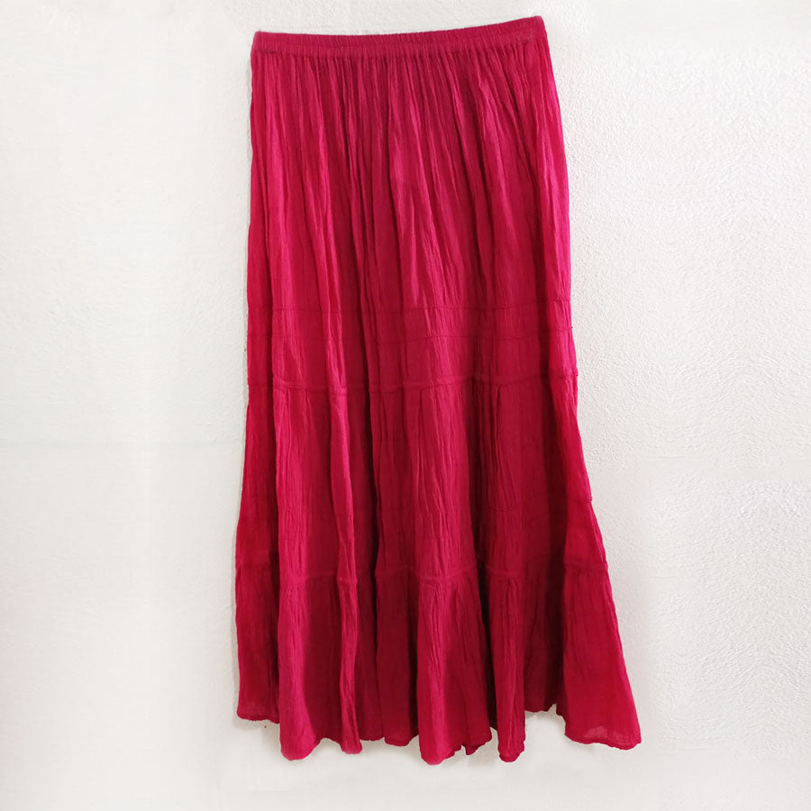 Plain colored skirt