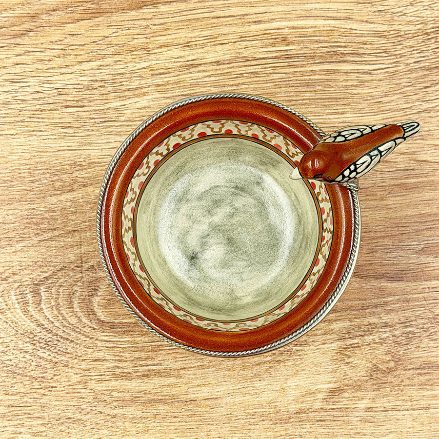 Bowl with little bird