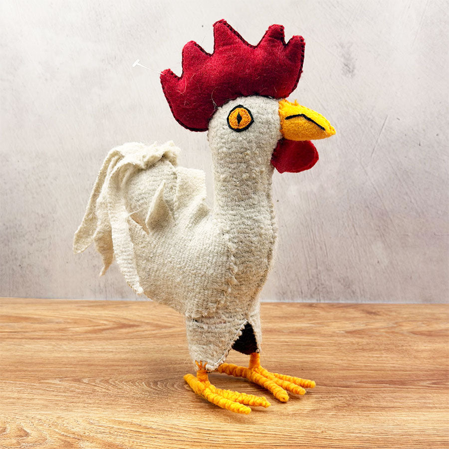 Beige rooster animal