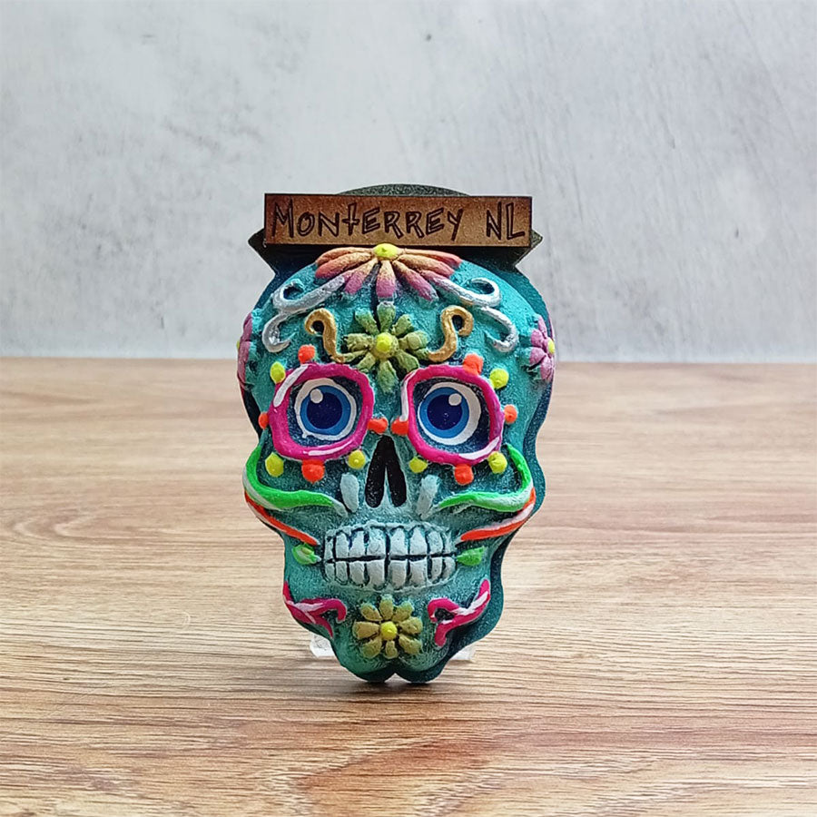 Imanes decorativos recuerdo de Monterrey