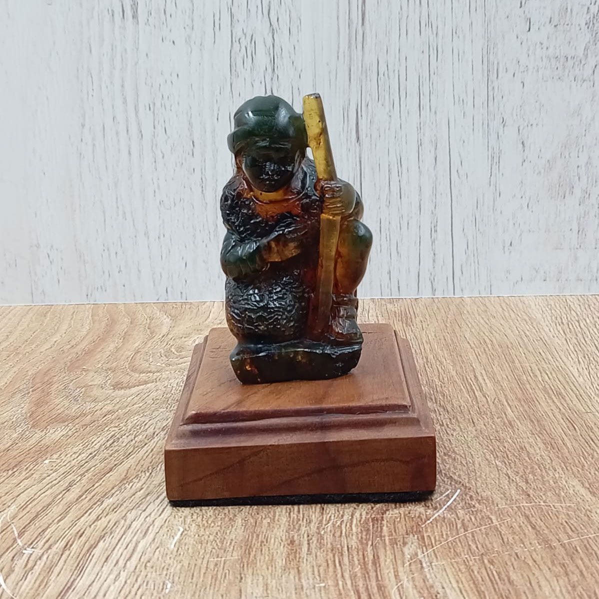 Zinacantec woman with a cane made of amber