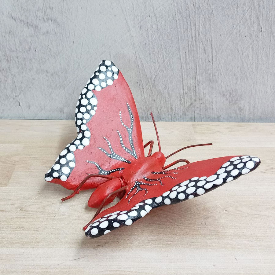 Insects made of painted clay