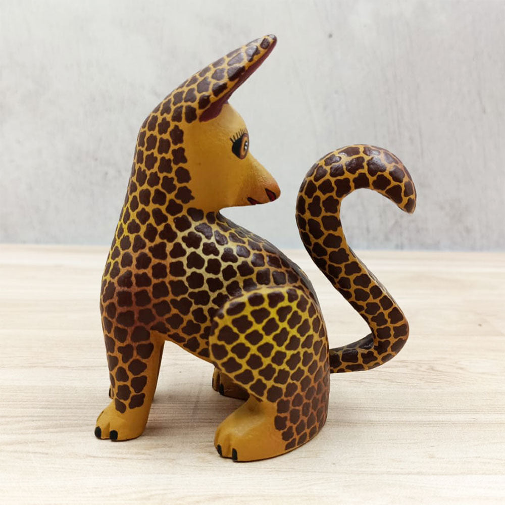 Brown alebrije jaguar 