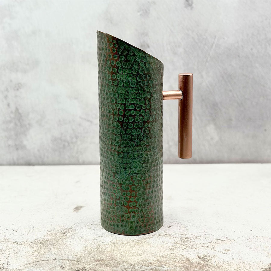 Jarra verde para agua