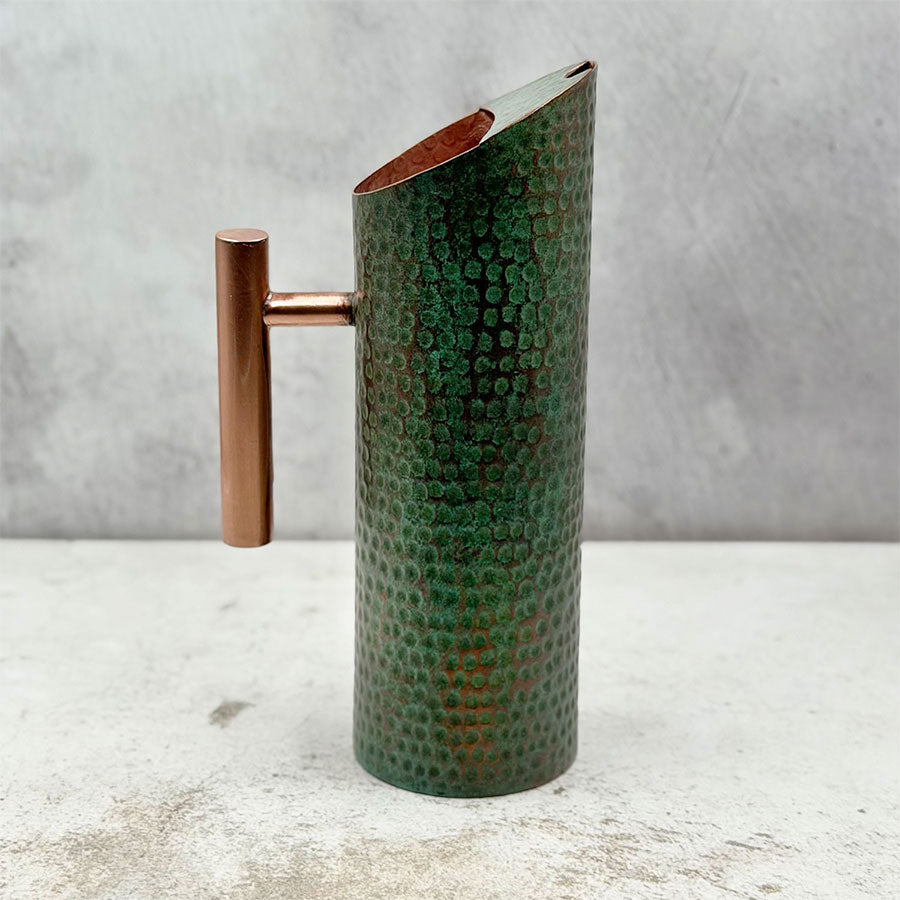 Jarra verde para agua