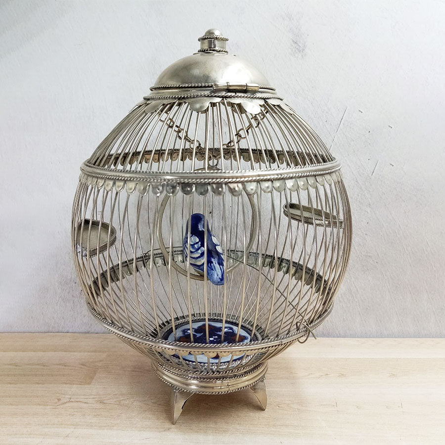 Jaulita esfera con pajarito