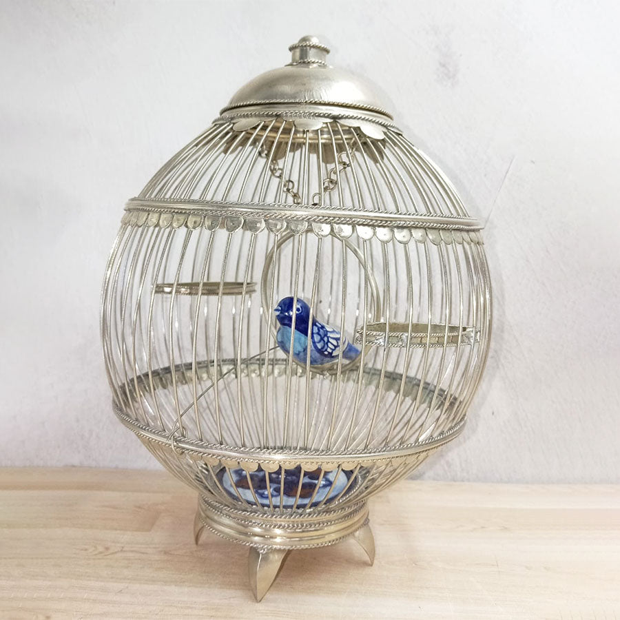 Jaulita esfera con pajarito