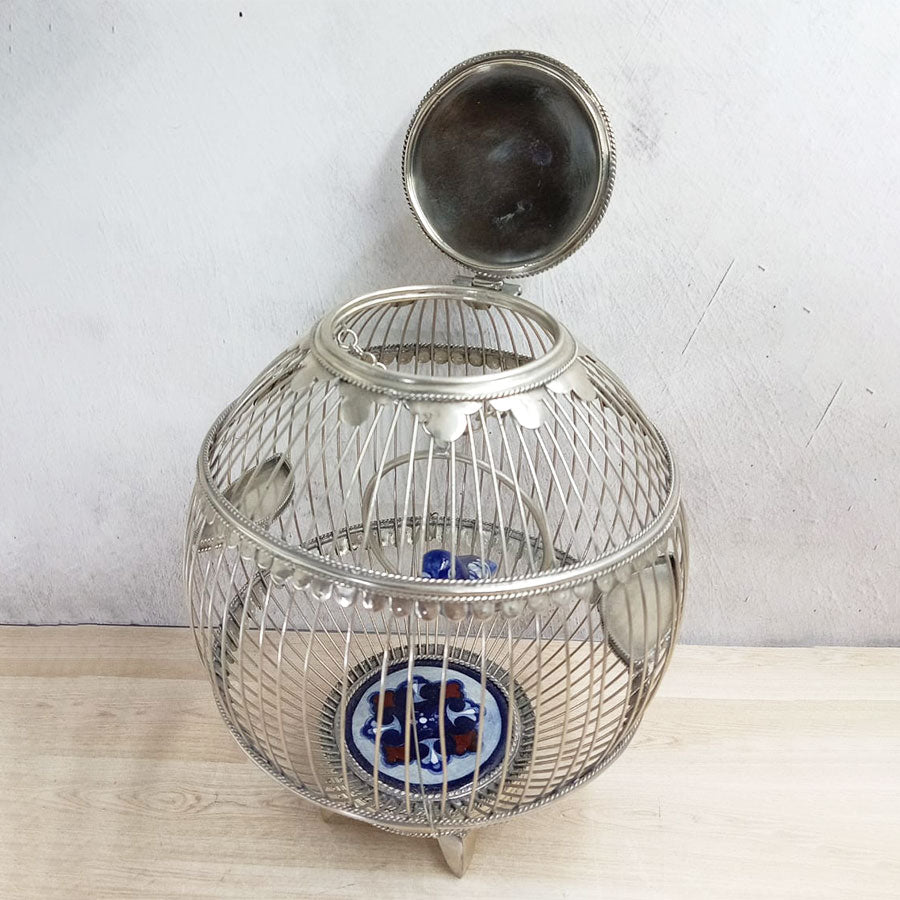 Jaulita esfera con pajarito