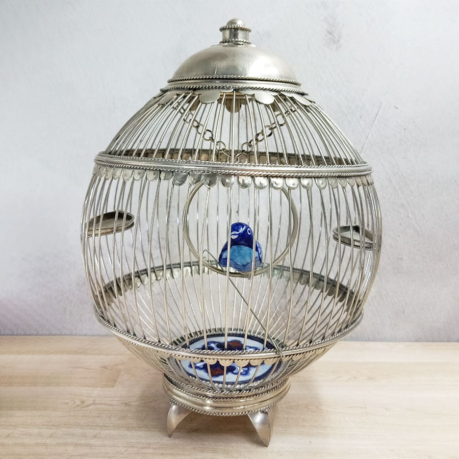 Jaulita esfera con pajarito