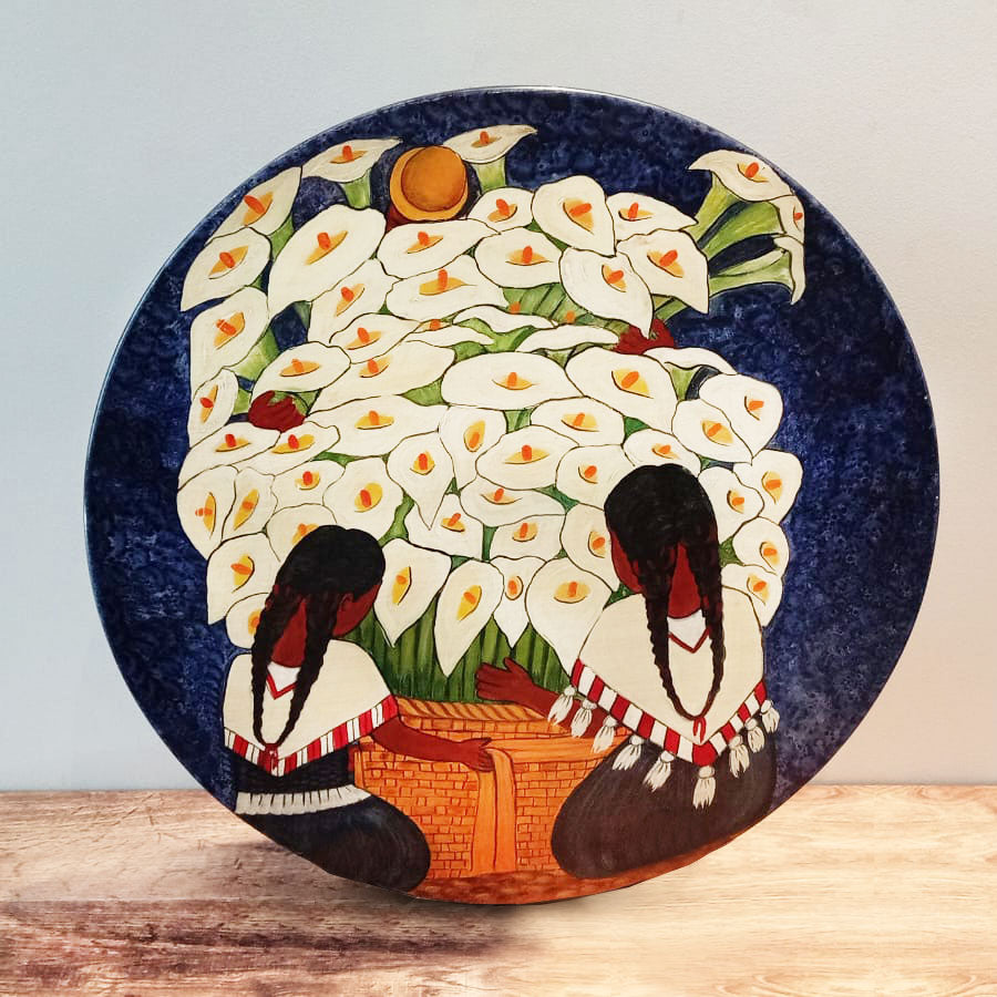 Lazy susan mujeres con alcatraces