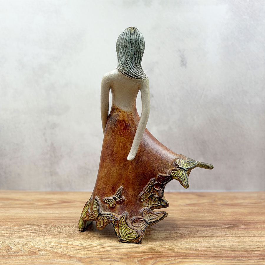 Sculpture Lyla with butterflies