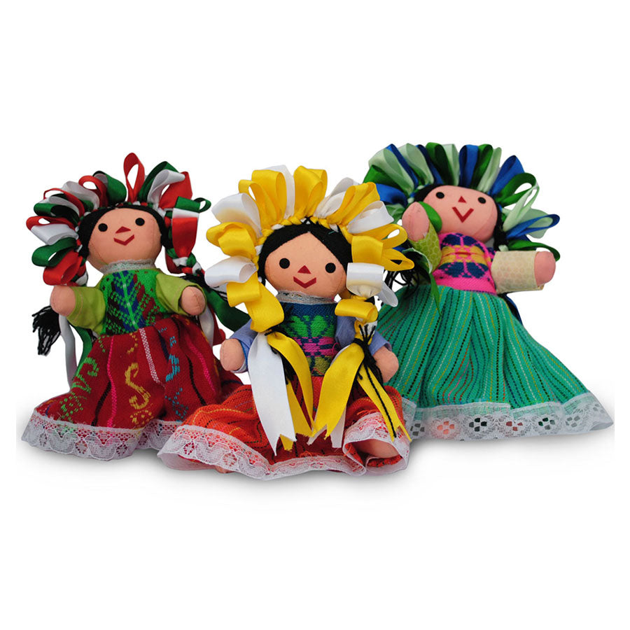 Muñeca tradicional Otomí chica