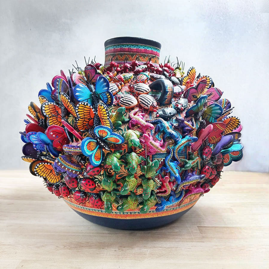 Olla ecológica de barro mediana