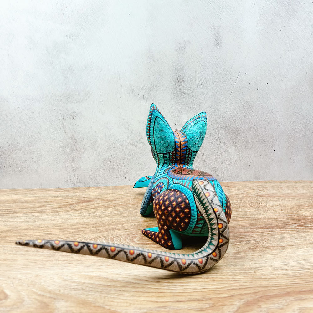 Perrito alebrije azul