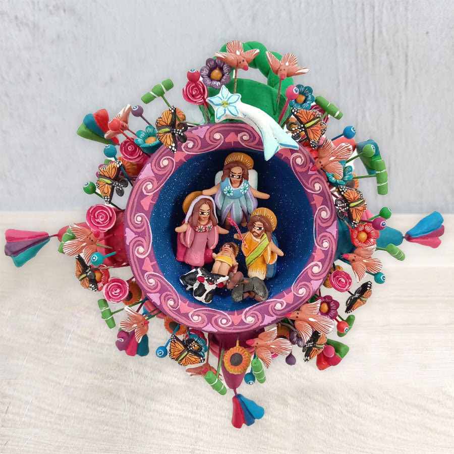 Piñata with christmas nativity scene