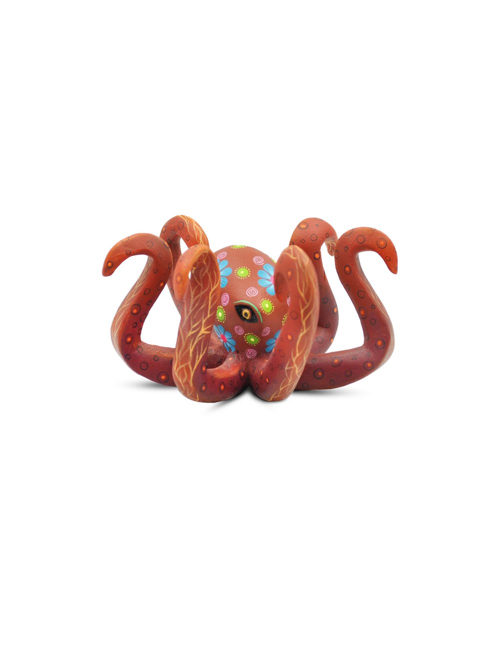 Pulpo alebrije color café